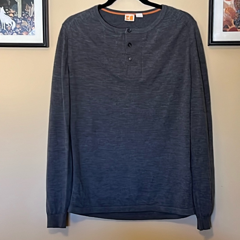 Boss Orange Virgin Wool Henley